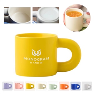 10 oz Cute Chubby Ceramic Coffee/Tea Cup for Office Home